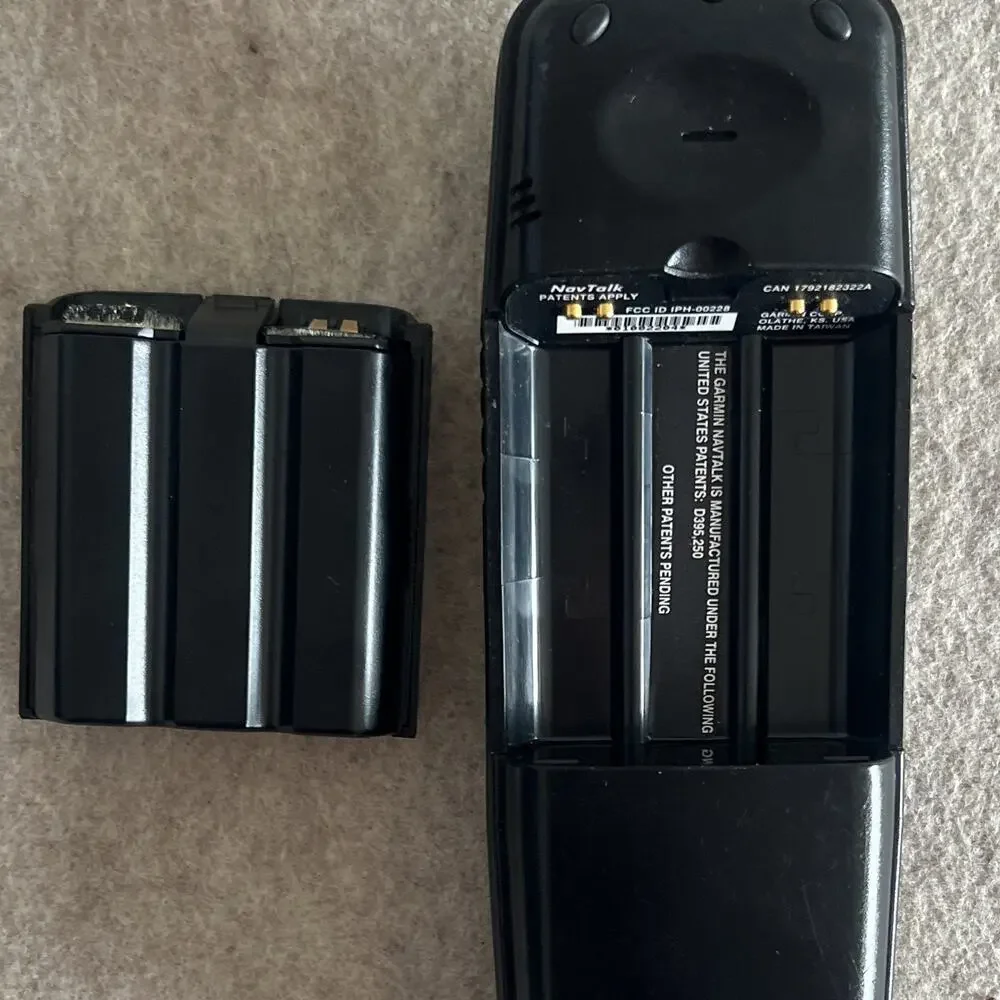 Garmin NavTalk Bar Phone/Communicator Black Unlocked Android w/ Antenna Battery